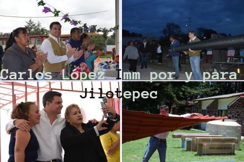 Carlos López Imm fortalece el tejido social y mejora infraestructura en Jilotepec